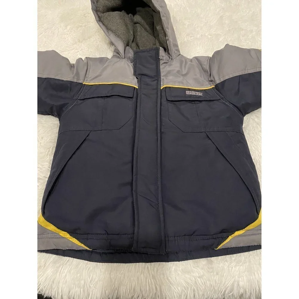 Oshkosh Lined Heavy Duty Hooded Jacket 4T